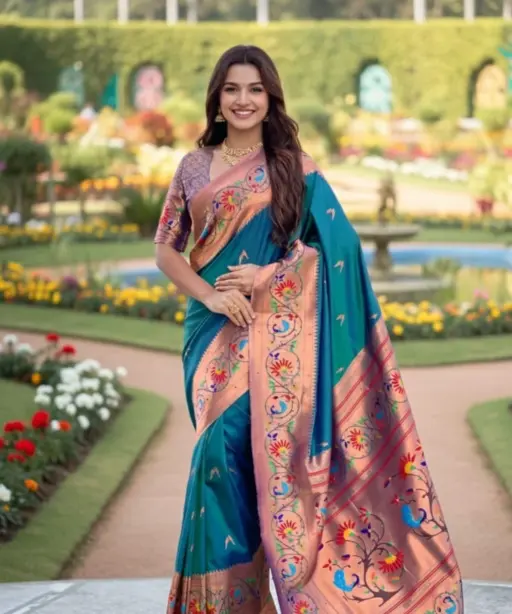 Vt 6081 T Soft Pethani Silk Zari Weaving Premium Saree Collection