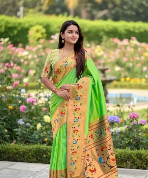 Vt 6081 T Soft Pethani Silk Zari Weaving Premium Saree Collection