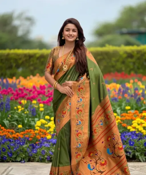 Vt 6081 T Soft Pethani Silk Zari Weaving Premium Saree Collection