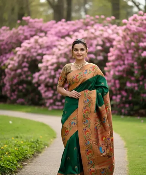 Vt 6081 T Soft Pethani Silk Zari Weaving Premium Saree Collection