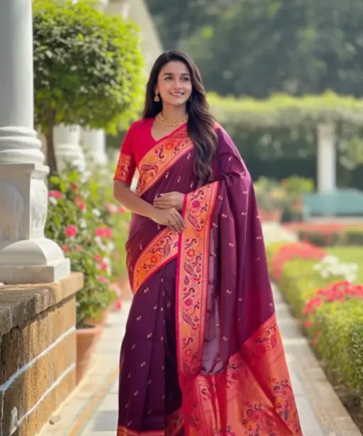 Vt 6082 T Soft Pethani Silk Zari Weaved Premium Saree Collection