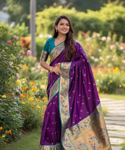 Vt 6082 T Soft Pethani Silk Zari Weaved Premium Saree Collection