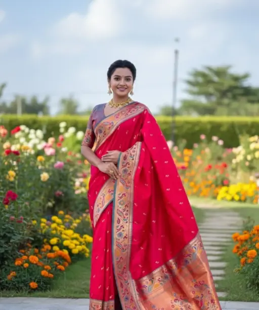 Vt 6082 T Soft Pethani Silk Zari Weaved Premium Saree Collection