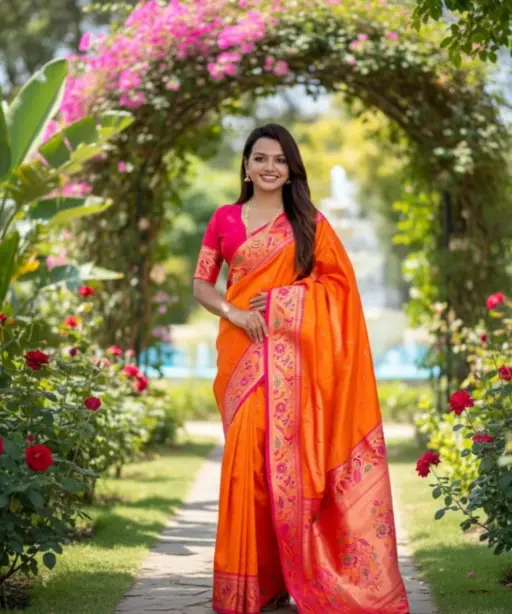 Vt 6082 T Soft Pethani Silk Zari Weaved Premium Saree Collection