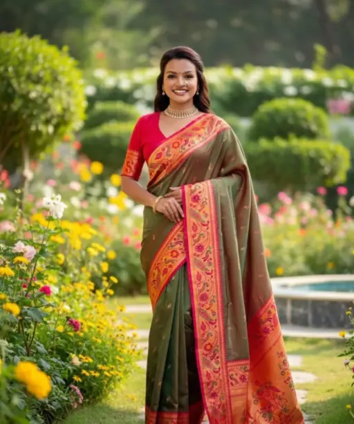 Vt 6082 T Soft Pethani Silk Zari Weaved Premium Saree Collection