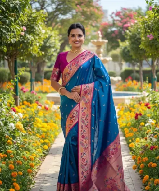 Vt 6082 T Soft Pethani Silk Zari Weaved Premium Saree Collection