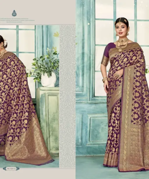Zarkaashi Samridhhi Katan Silk Festival Wear Saree Collection