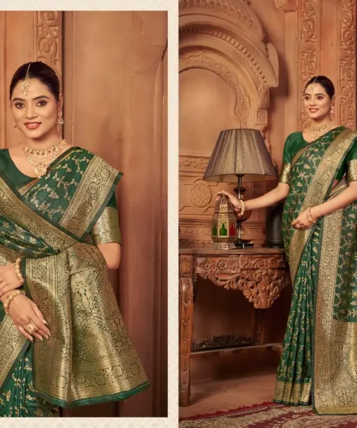 Zarkaashi Vishruti Vol 2 Katan Silk Traditional Wear Saree Collection