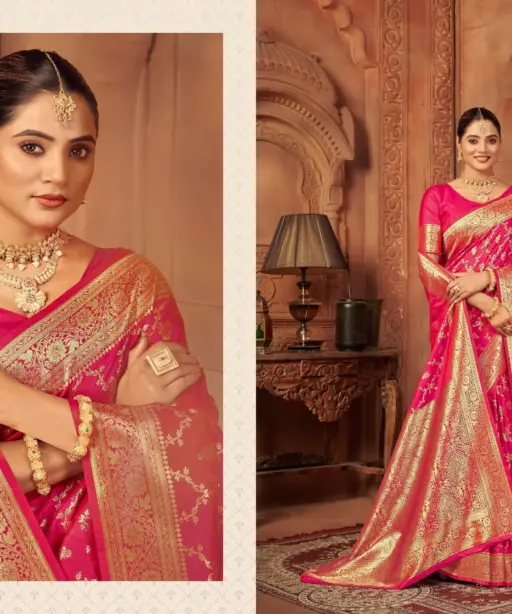 Zarkaashi Vishruti Vol 2 Katan Silk Traditional Wear Saree Collection