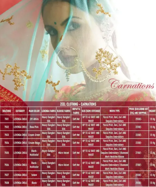 Zeel Clothing Carnations Vol 1