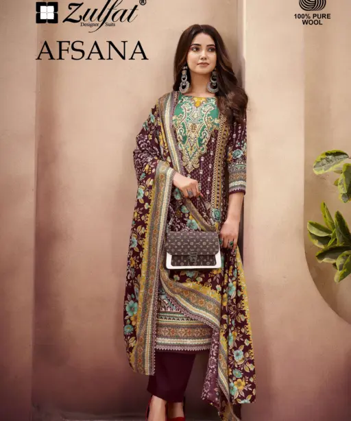 Zulfat Designer Suits Afsana