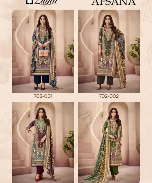 Zulfat Designer Suits Afsana