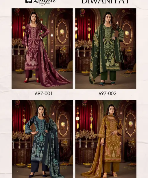 Zulfat Designer Suits Diwaniyat