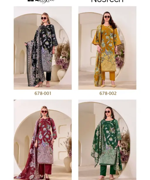 Zulfat Designer Suits Nasreen