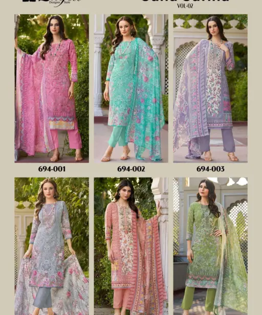 Zulfat Designer Suits Sana Safina Vol 2