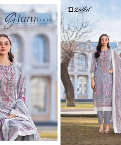 Zulfat Designer Suits Sana Safina Vol 3