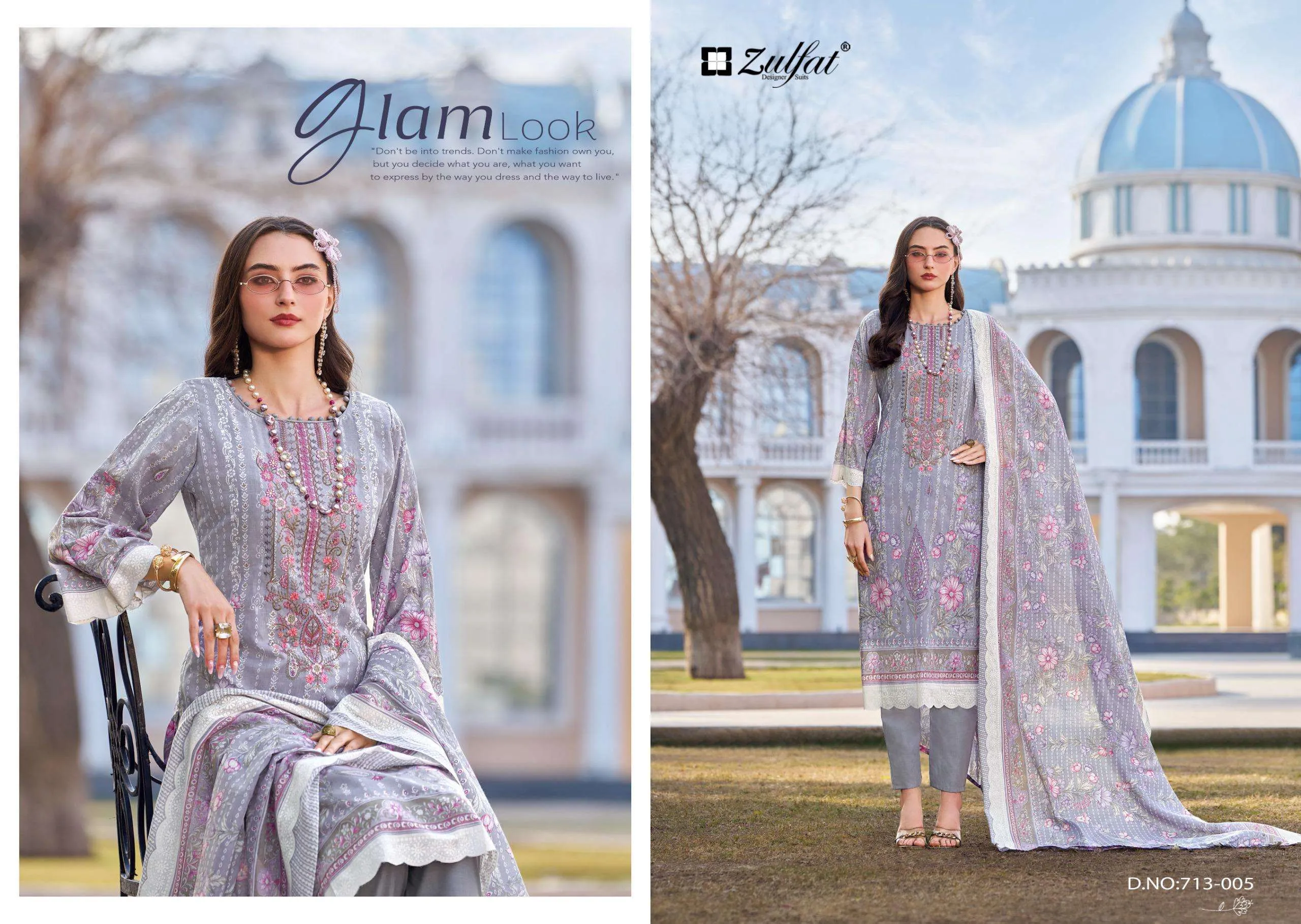Zulfat Designer Suits Sana Safina Vol 3