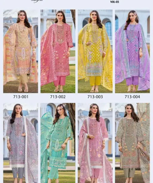 Zulfat Designer Suits Sana Safina Vol 3