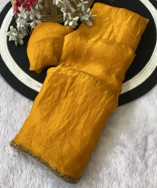 Aab Apsara Chiffon with Beads Handwork Fancy Saree Collection