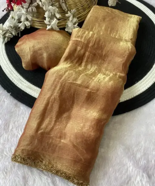 Aab Apsara Chiffon with Beads Handwork Fancy Saree Collection