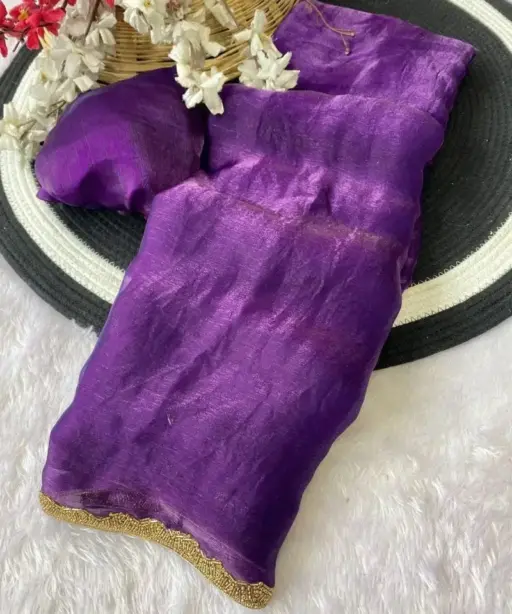 Aab Apsara Chiffon with Beads Handwork Fancy Saree Collection