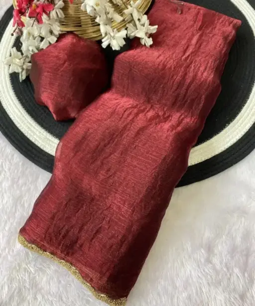 Aab Apsara Chiffon with Beads Handwork Fancy Saree Collection