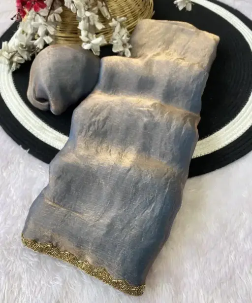 Aab Apsara Chiffon with Beads Handwork Fancy Saree Collection