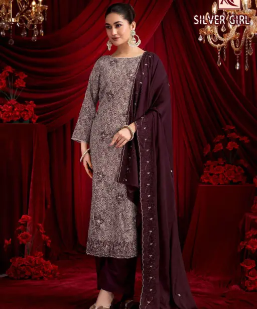 Alok Suits Silver Girl