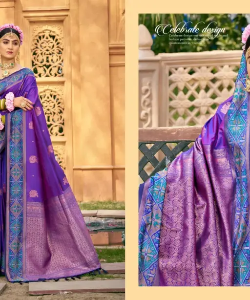 Bunawat Kankallalli Soft Silk Woven Work Wedding Wear Saree Collection