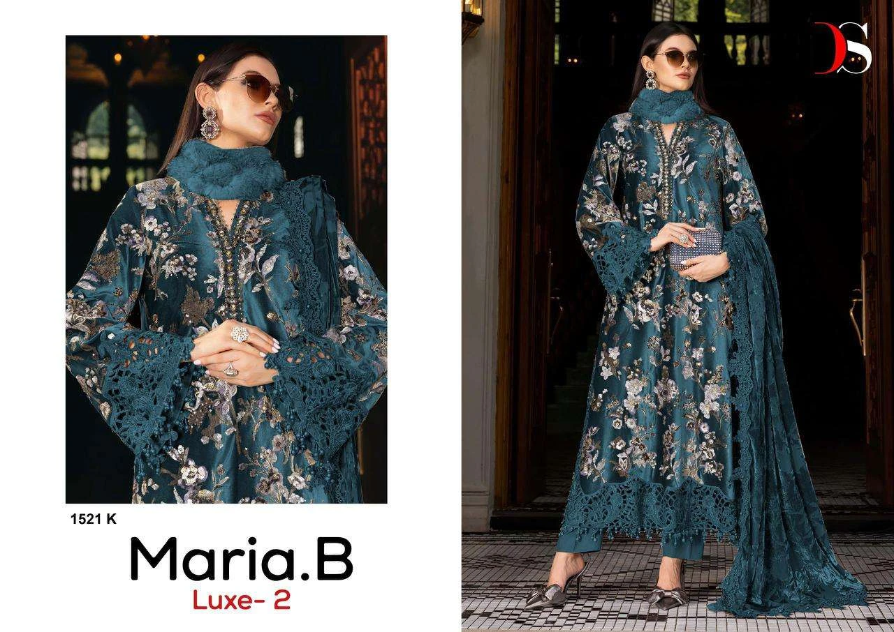 Deepsy Suits Maria B Luxe Vol 2 Hit Design 1521