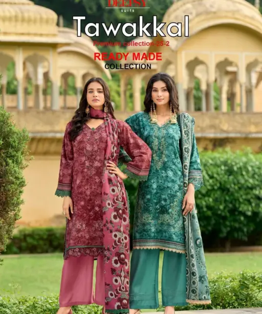 Deepsy Suits Tawakkal Premium Collection 25 Vol 2 Ready Made Collection
