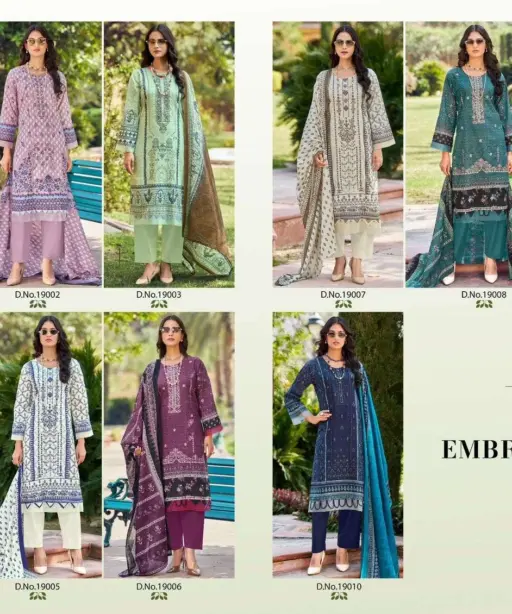 Ishaal Prints Embroidered Vol 19