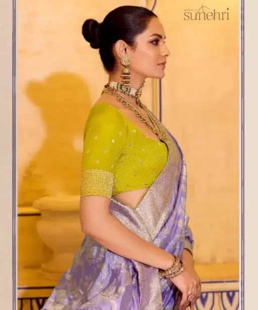 Kimora Rajmahal Banarasi Silk Border Work Festival Wear Saree Collection