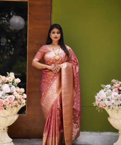 Mb 1132 Banarasi Silk Zari Weaving Saree Collection