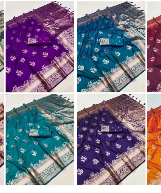 Mb 39 Soft Banarasi Silk Zari Weaving Festival Saree Collection