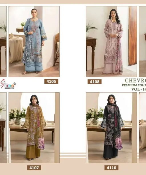 Shree Fab Chevron Premium Collection Vol 14