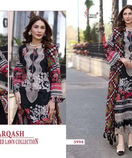 Shree Fab Zarqash Embroderd Lawn Collection