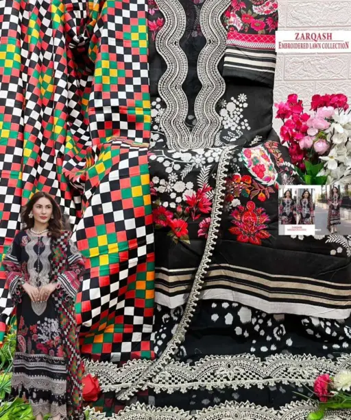 Shree Fab Zarqash Embroidered Lawn Collection