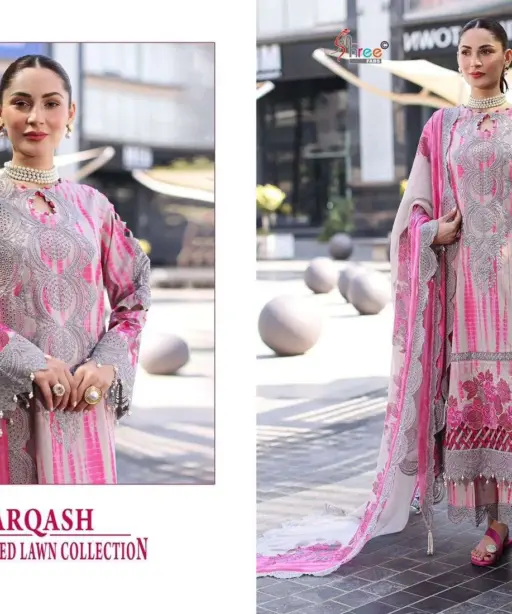 Shree Fab Zarqash Embroidered Lawn Collection