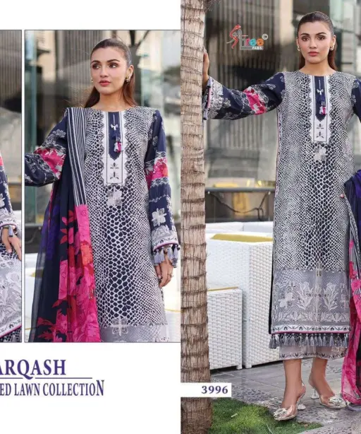 Shree Fab Zarqash Embroidered Lawn Collection