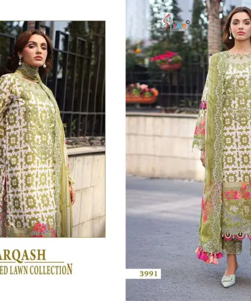 Shree Fab Zarqash Embroidered Lawn Collection