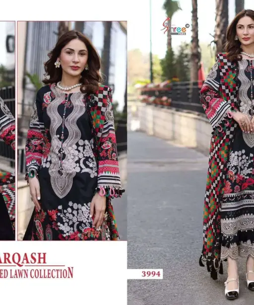Shree Fab Zarqash Embroidered Lawn Collection
