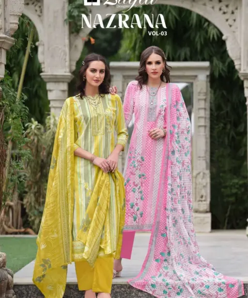 Zulfat Designer Suits Nazrana Vol 3