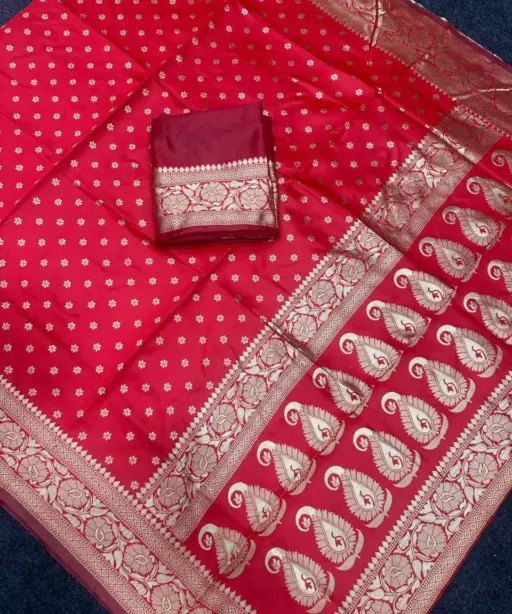 Aab Mosam Vol 1 Soft Silk Jacquard Border Saree Collection