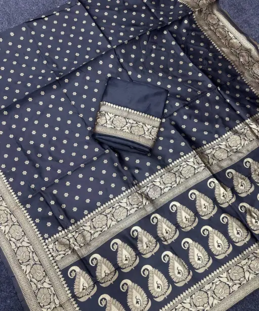 Aab Mosam Vol 1 Soft Silk Jacquard Border Saree Collection