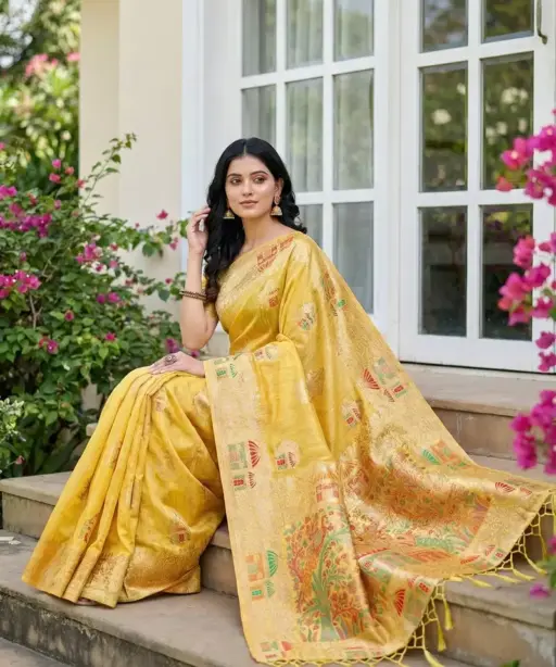 Ast Linen Grace Soft Linen Cotton Festival Wear Saree Collection