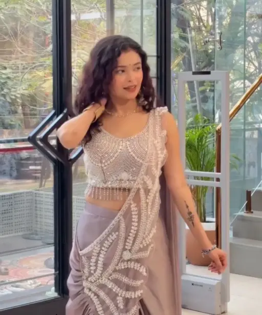 Bt 7143 Rangoli Embroidery Sequence Work Beautiful Ready to Wear Saree