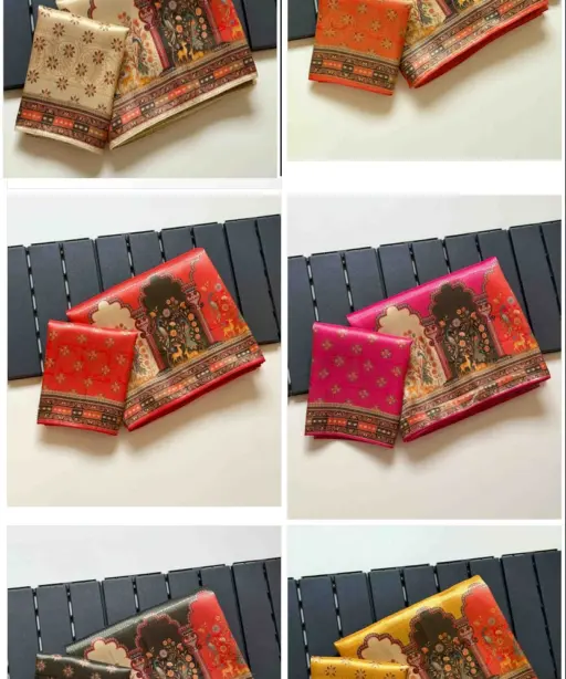 Kc 211 Pure Dola Silk Digital Printed Traditional Wear Saree Collection