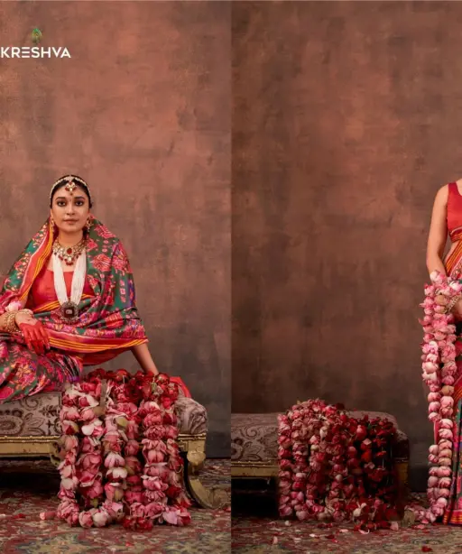 Kreshva Patola Essence Silk with Patola Print Saree Collection