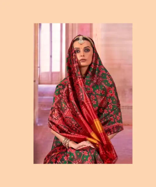 Kreshva Patola Royal Silk with Patola Print Saree Collection